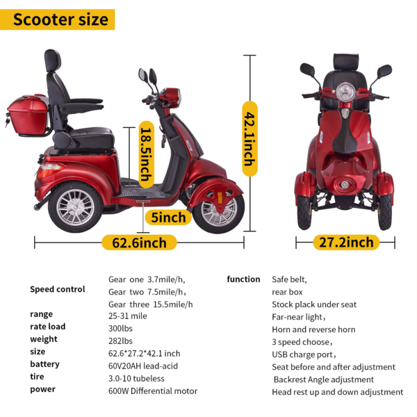 Heavy Duty Mobility Scooters for Seniors