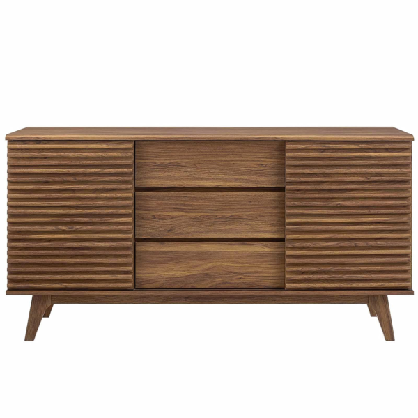 Carson Carrington Lagered Sideboard Buffet Table - Walnut