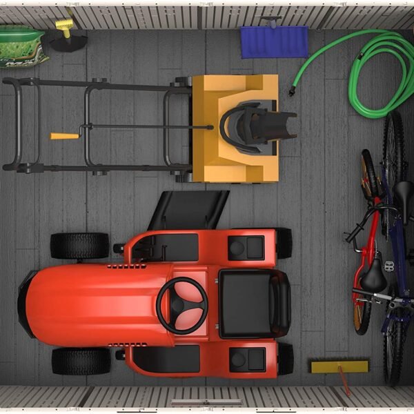 10'x8' Resin Storage Shed with Shutters