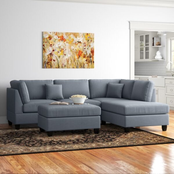 Hemphill 3 - Piece Upholstered Chaise Sectional