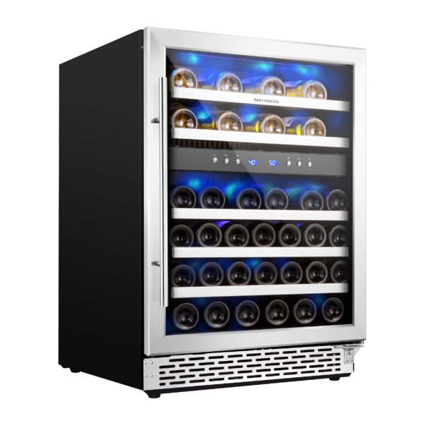 Phiestina 24 Inch Under Counter Wine Cooler - Built-In Dual