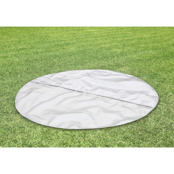 Simple Spa 4-Person Portable Inflatable Round Heated Hot Tub Spa