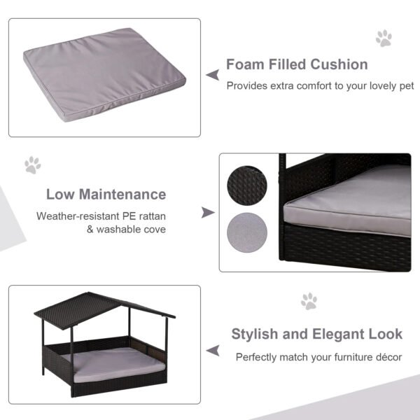 Lollis Wicker Cot Dog Bed