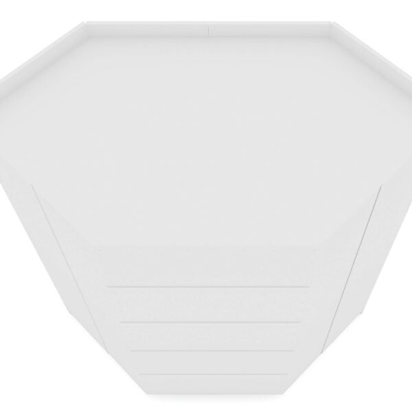 Ultra Modern 2 Door Open Corner Bedroom Closet with Hanging Rods