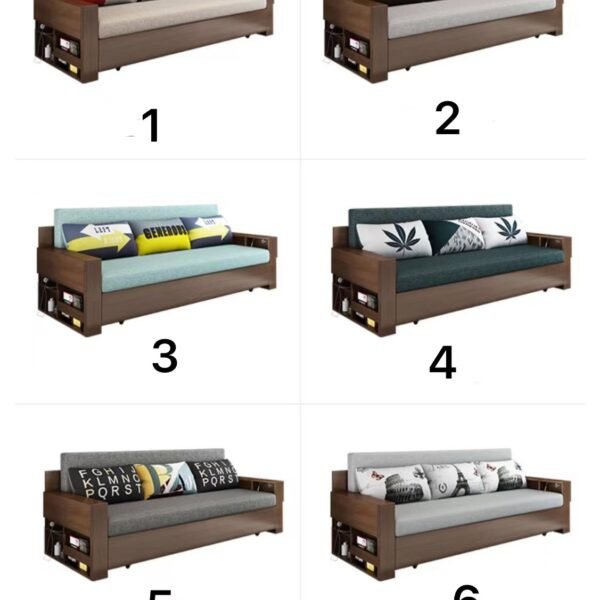 Solid Wood Sofa Bed