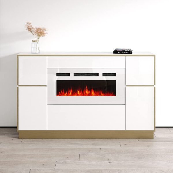 Meble Furniture Odessa WH-EF Fireplace Sideboard