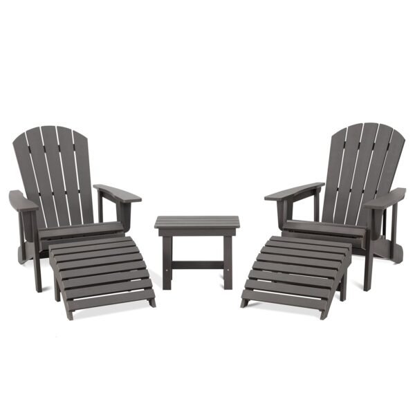 5-Piece Adirondack Chair Set