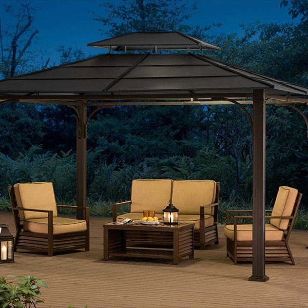 10x12 Chatham Steel Hardtop Gazebo