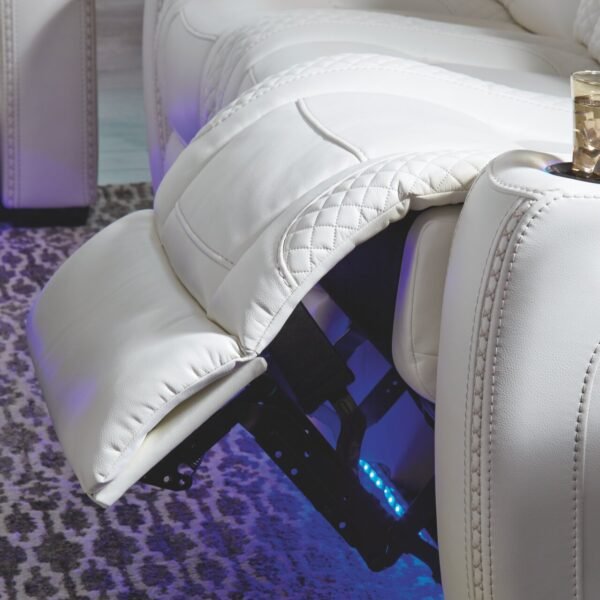 85.25'' Wide Home Theater Sofa with Cup Holder