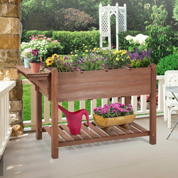 Fraser-James Wood Elevated Planter