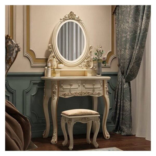 Vanity for Bedroom Dresser Set with Mirror Bedroom Makeup Table