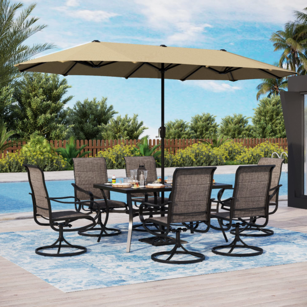 Patio Dining Set Patio Set for 6 Person Furniture