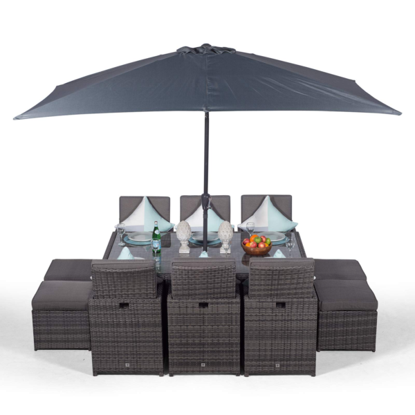 Cube Rattan Garden Furniture Set Chairs Sofa Stool Table Patio