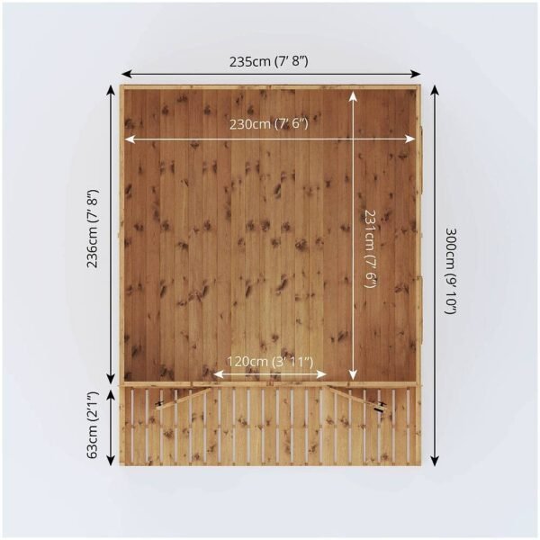 10x8 Wessex Summerhouse