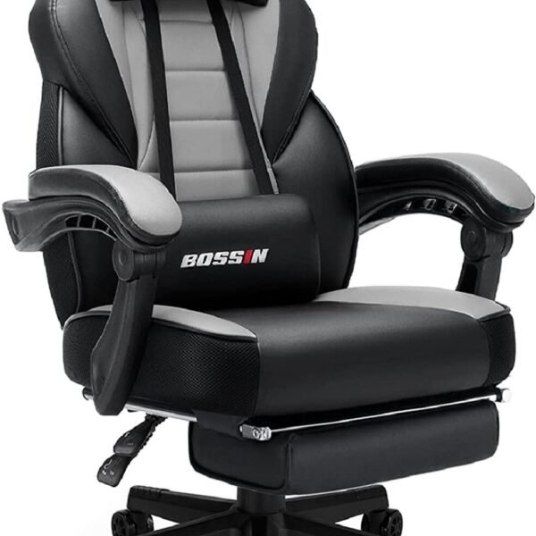 Racing Style Large Size High-Back PU Leather Gaming Chair