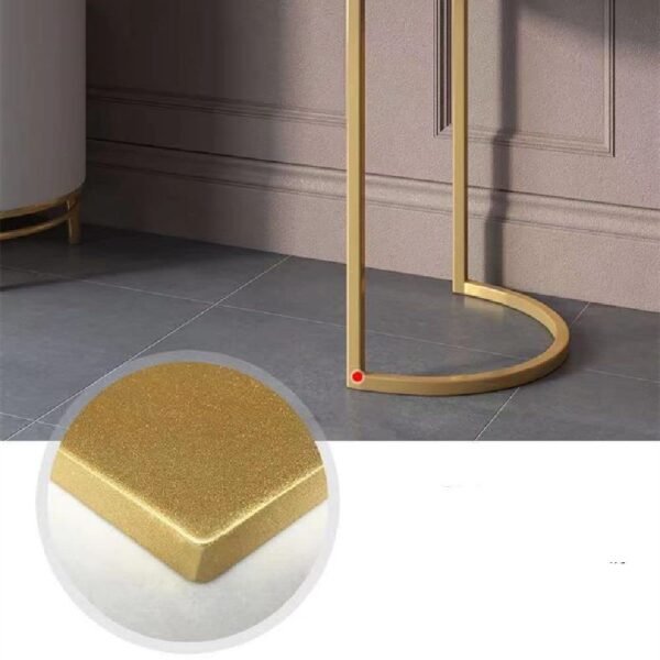 Modern Makeup Vanity Table with LED Lighted Mirror