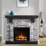 Troy 45.25'' W Electric Fireplace