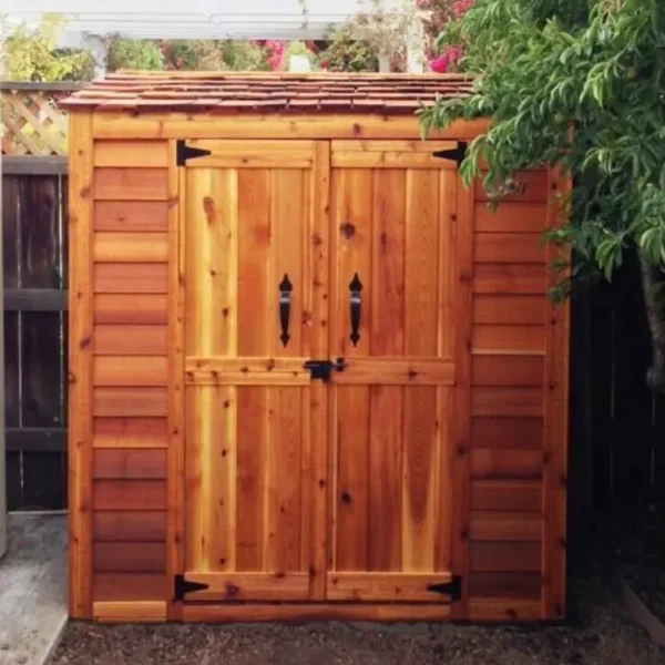 Grand Garden Chalet 6 ft. W x 3 ft. D Solid Wood Tool Shed