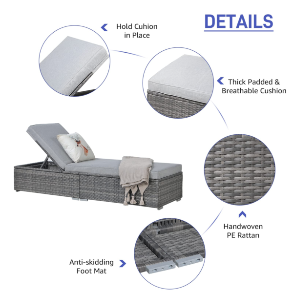 7 Pcs Patio Furniture Set