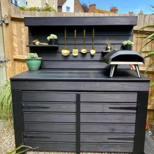 Outdoor Pizza oven kitchen/ pizza server/ BBQ table with full