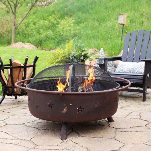 Gustafson 23'' H x 42'' W Steel Wood Burning Fire Pit