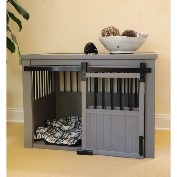 Homestead Sliding Barn Door Furniture Style Dog Crate