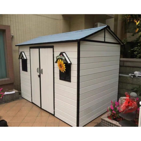 Outdoor storage room assembly simple mobile mobile tool room