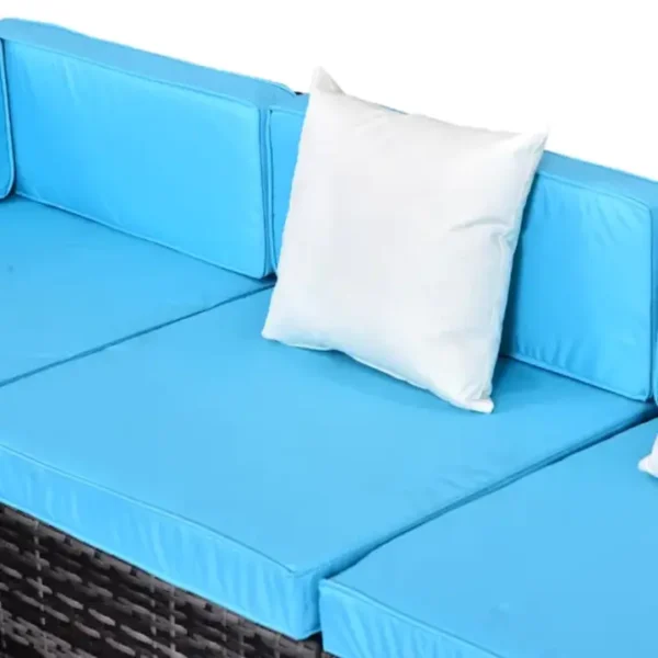 7 Piece Rattan Sofa Set Furniture Patio Set