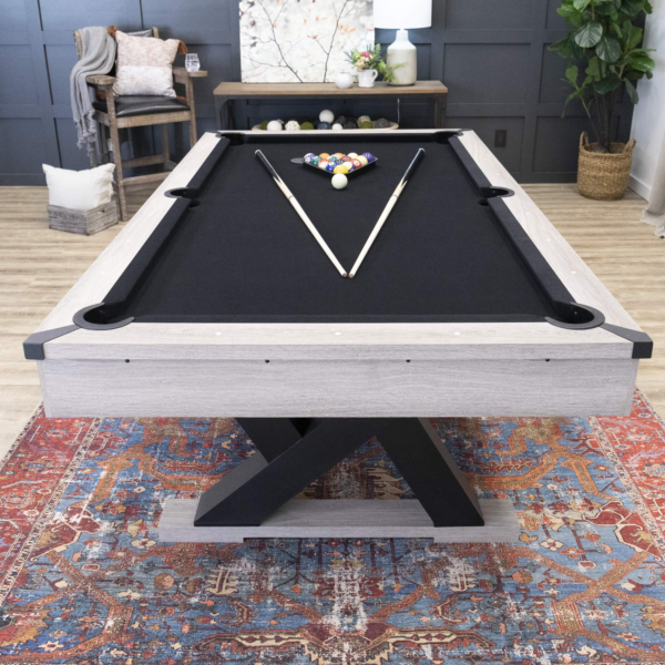 Kirkwood 90" Billiard Table with Rustic Finish