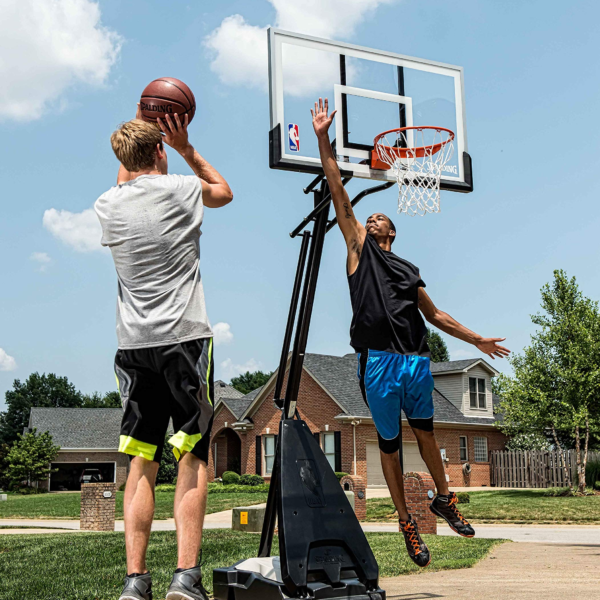 Spalding Ultimate Hybrid Portable Basketball Hoop