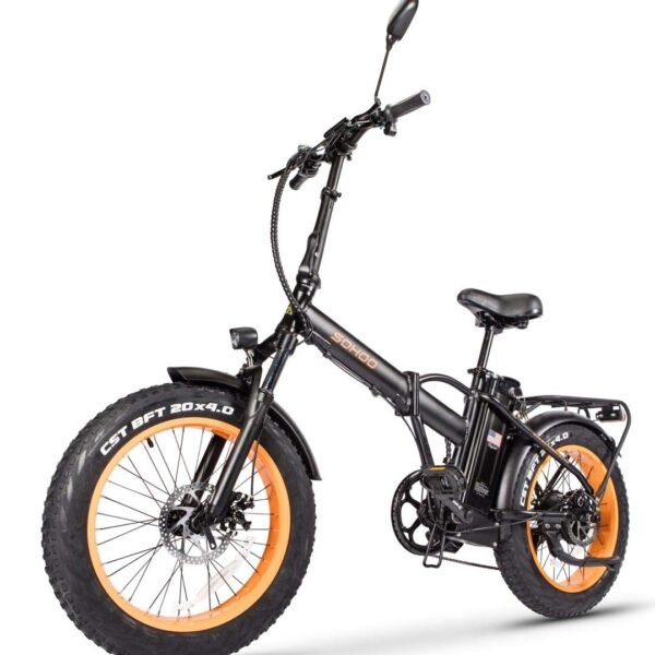 Adult Step-Over & Step-Thru Folding Fat Tire E-Bike Mountain