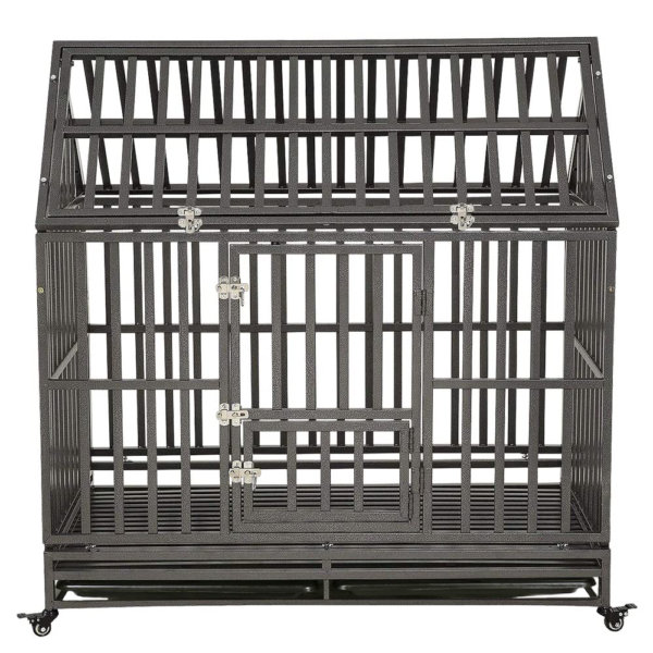 42 Heavy Duty Dog Crate Large Dog cage Strong Metal Dog Kennels