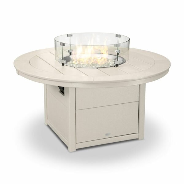 23.75'' H x 48'' W Polyresin Fire Pit Table