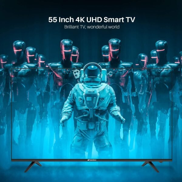 55" UHD HDR Smart TV Television with Google Assistant (Voice