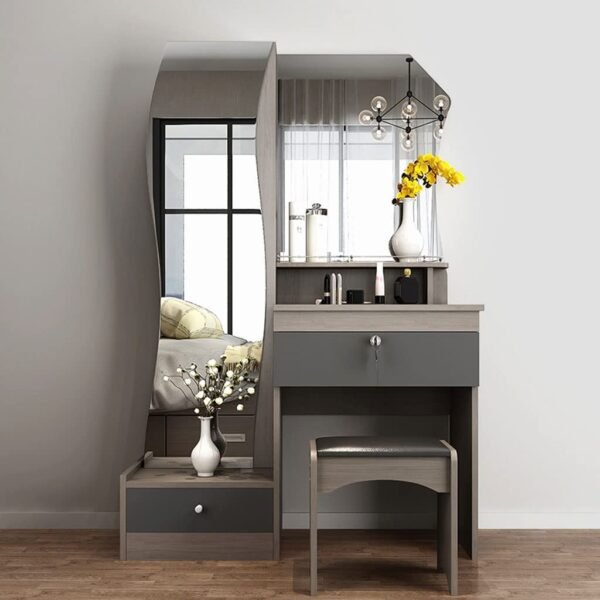 Bedroom Table Vanity Table Set Bedroom Storage Dresser Modern