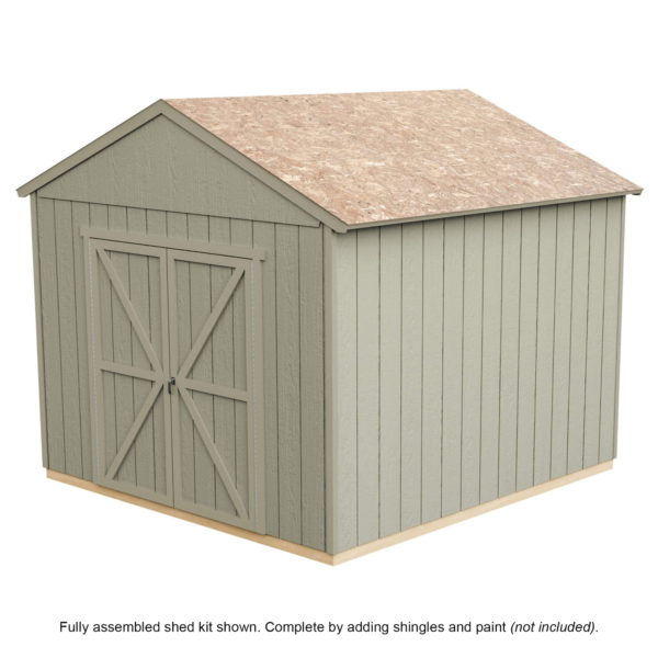 12x12 Do-It-Yourself Wooden Storage Shed with Floor
