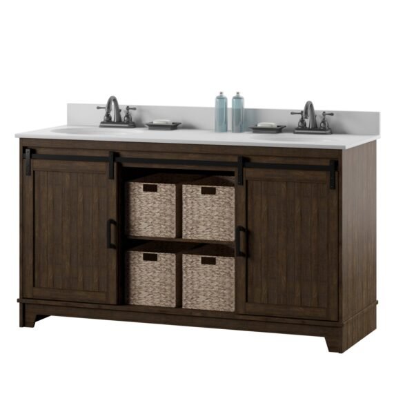 Braylen 60" Double Bathroom Vanity Set