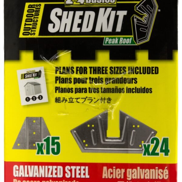 2x4basics Shed Kit with Peak Roof