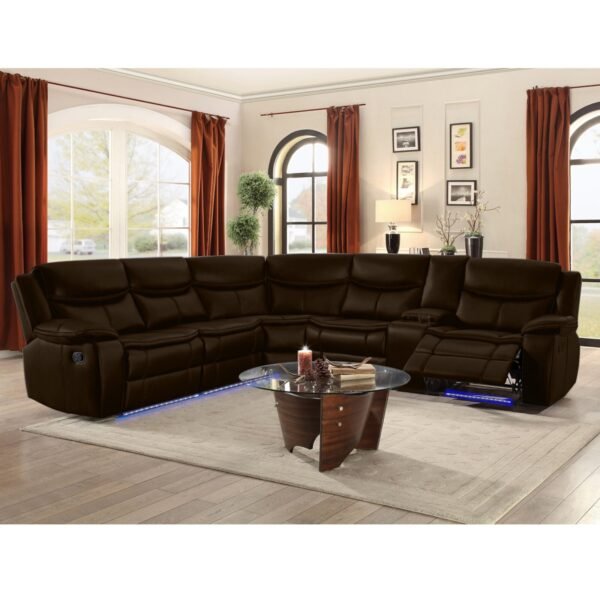 Mirabel 3 - Piece Vegan Leather Sectional