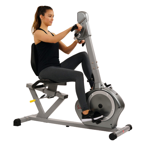 Sunny Health & Fitness Recumbent Bike SF-RB4631 with Arm
