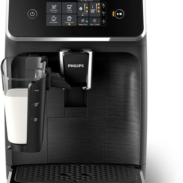 Fully automatic Espresso Machine with LatteGo, Black