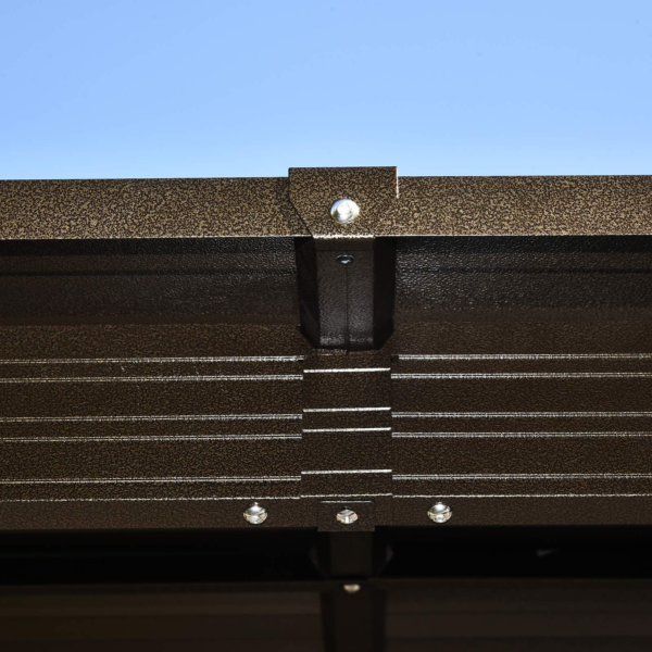 Deluxe Steel Hardtop Patio Gazebo Garden Sun Shelter