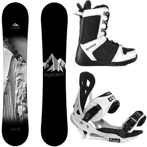System Timeless and Summit Complete Men's Snowboard Package