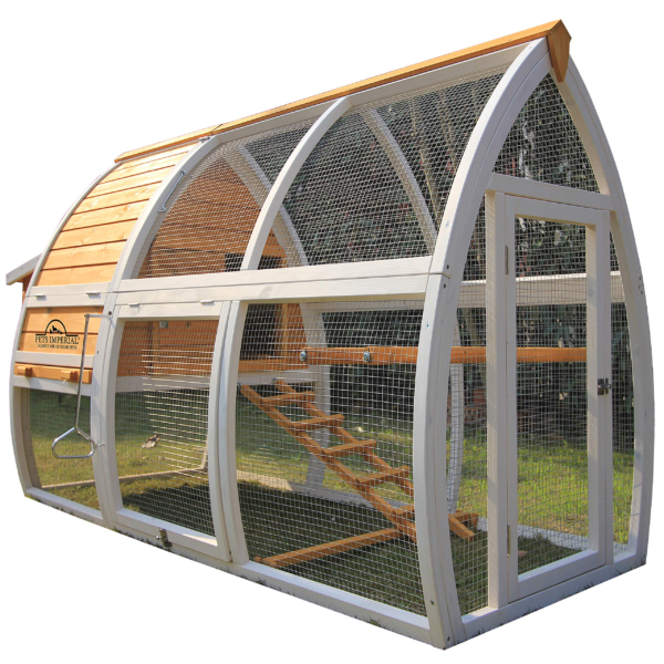 Chicken Coop Chickn House with Sliding Tray & Opening Roof