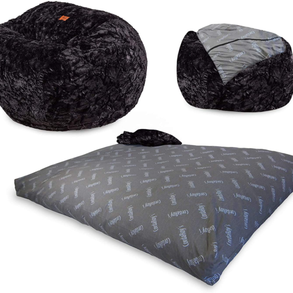 Faux Fur Bean Bag Chair