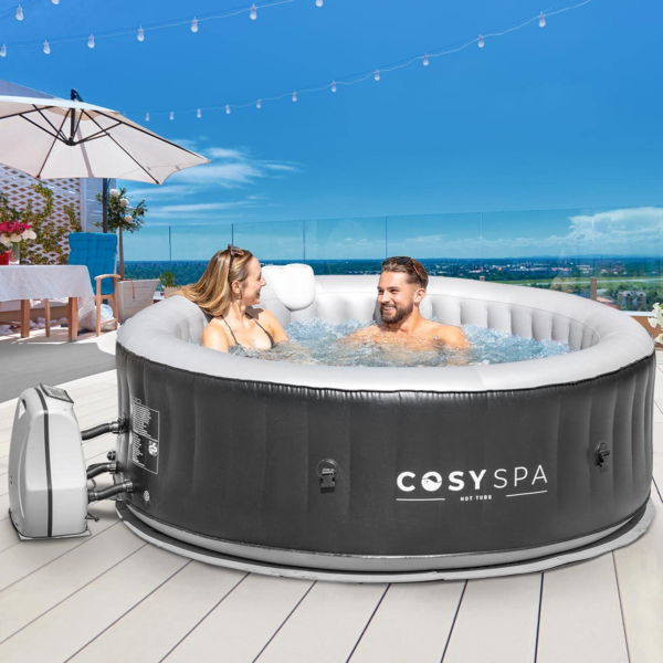 Inflatable Hot Tub Spa – Bubble Hot Tub | 2-6 Person Capacity