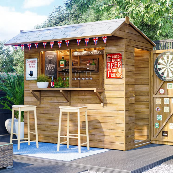 Outdoor Bar Shed - The Hangover Apex Garden Bar | 1.8x2.4 m