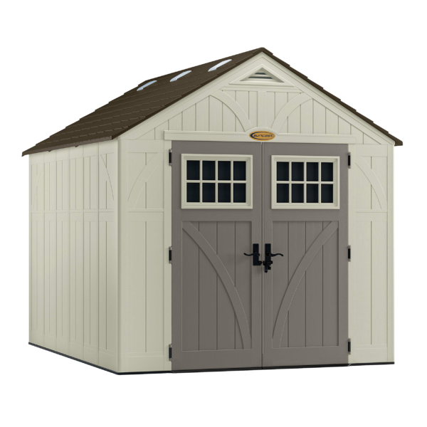 8' x 10' Heavy-Duty Resin Tremont Storage Shed