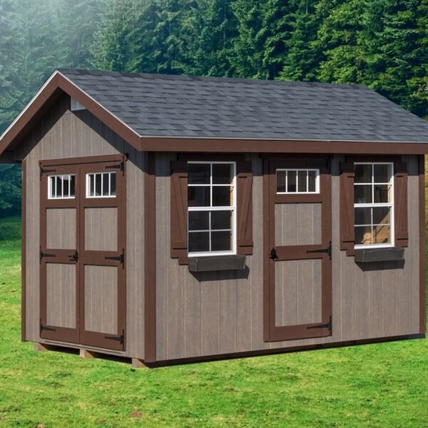 Riverside 8x12 ft Wood Storage Shed