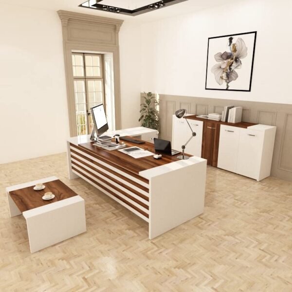 87" Executive Office Furniture Set | Made of Wood | Home Office